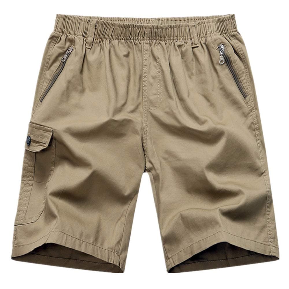 Men's 100% Cotton Cargo Shorts