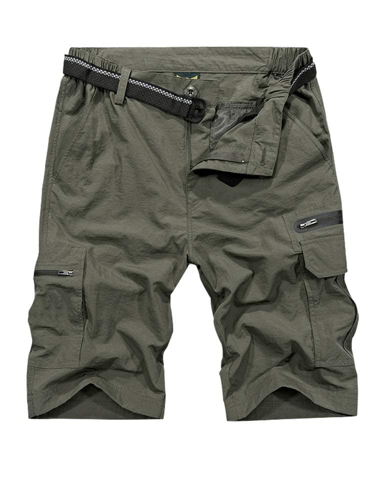 Jessie Kidden Men's Lightweight Quick Dry Water Resistant Fishing Hiking Shorts