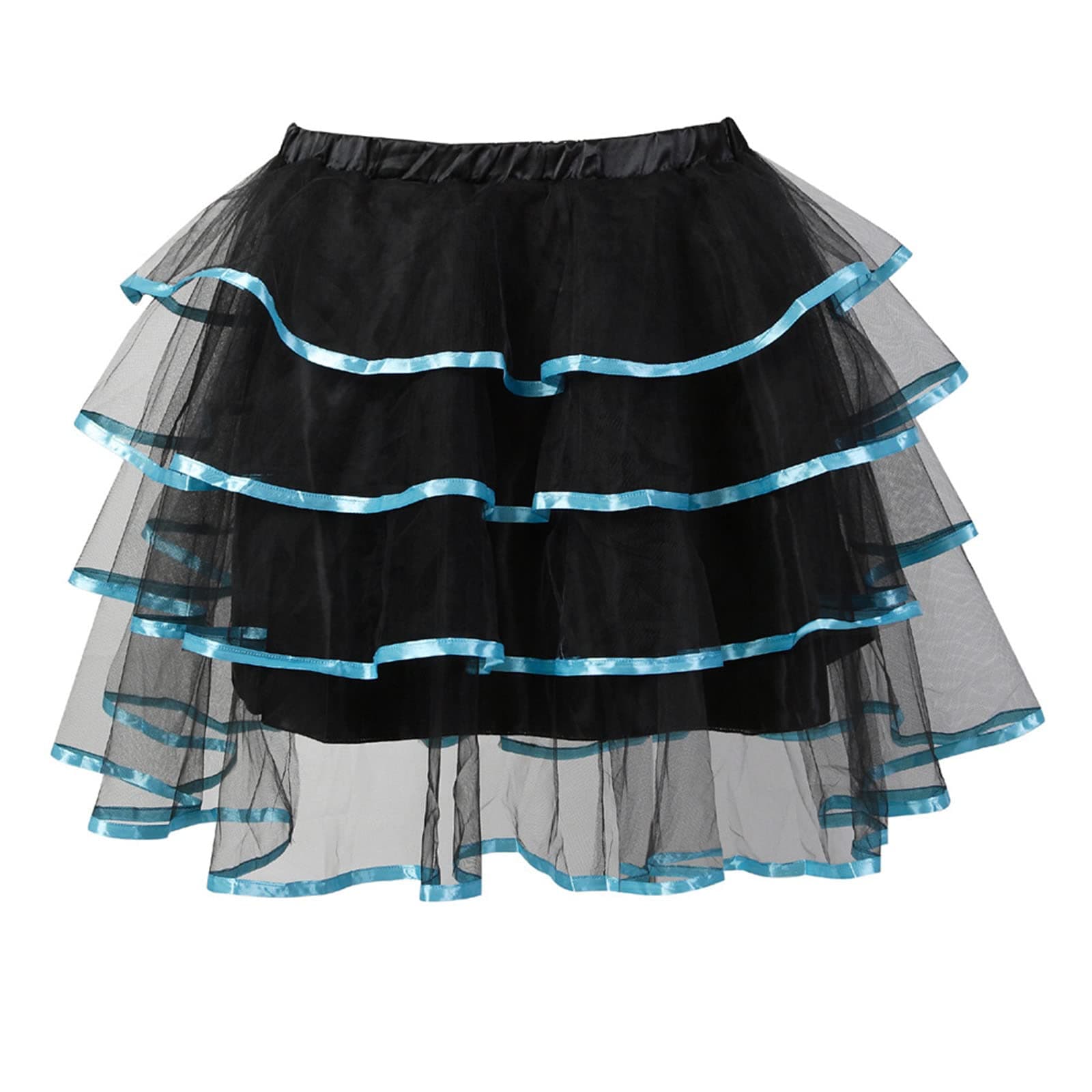 Y2K Ruffle Goth Punk Women's Mini Skirt