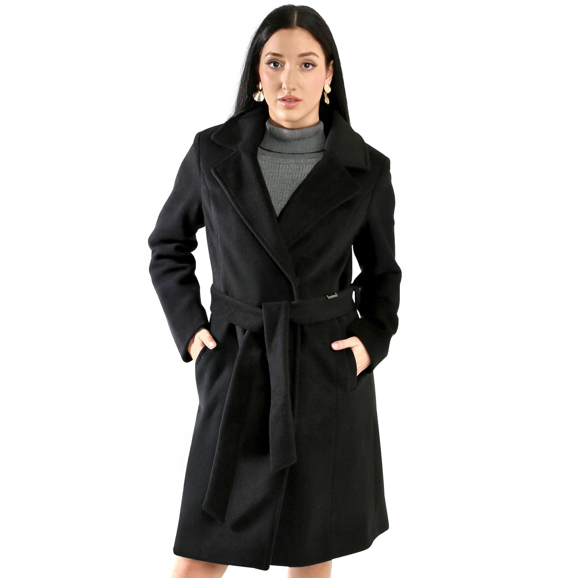 Vince Camuto Women's Warm Peacoat - Winter Dressy Trench Coat
