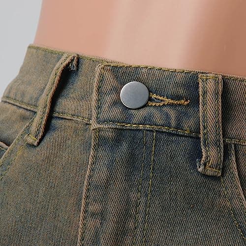 Women's Knee Length Distressed Denim Shorts