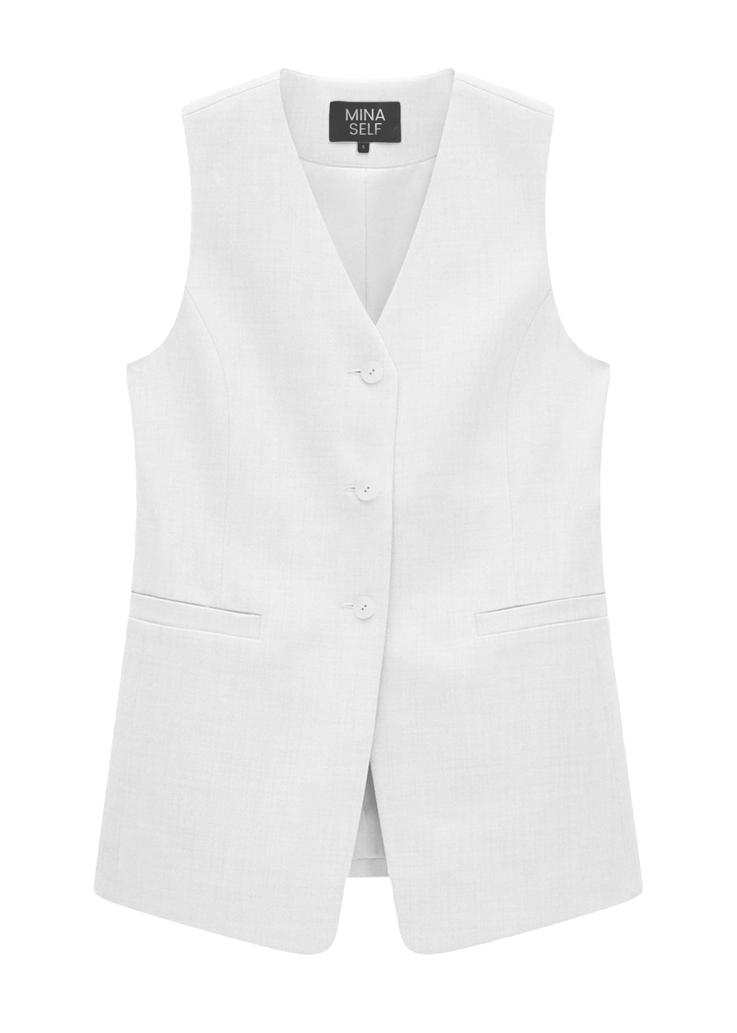 Mina Self 2025 Women's Lightweight Linen V-Neck Summer Blazer