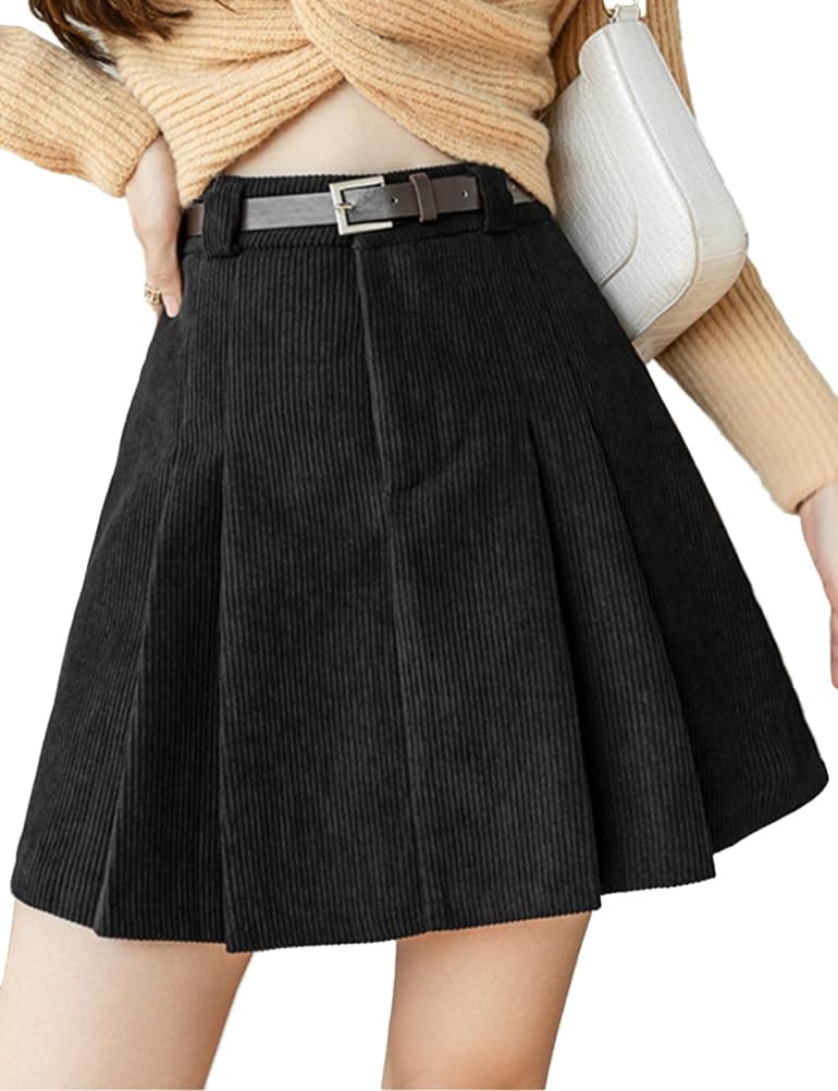 Corduroy Mini Skirt for Women