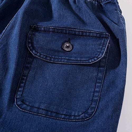Men's Elastic Waist Jeans