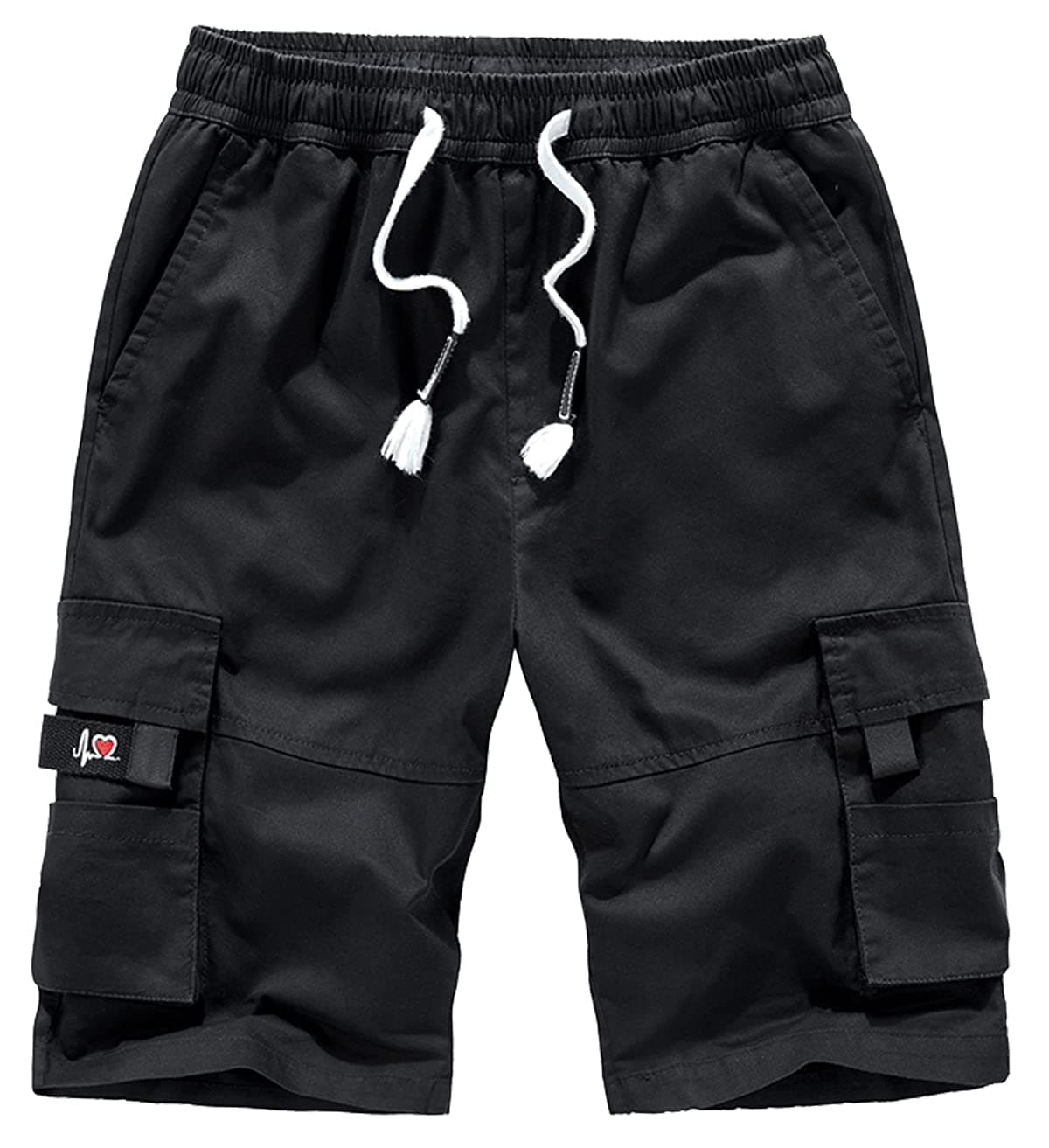 Vcansion Men's Casual Lightweight Loose Fit Multi-Pockets Cargo Shorts