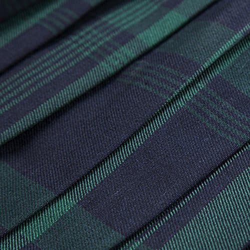 Urban CoCo Women's Elastic Waist Tartan Pleated School Skirt