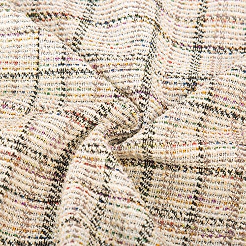 KKate Kasin Women's Elastic Waist Stretch Tweed Pencil Skirt