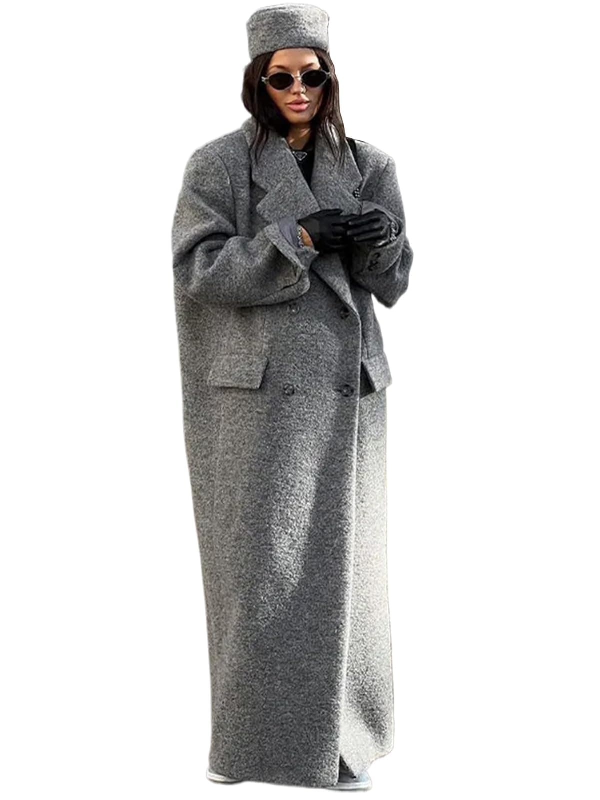 Long Wool Coats for Women: Fall/Winter Maxi Peacoat