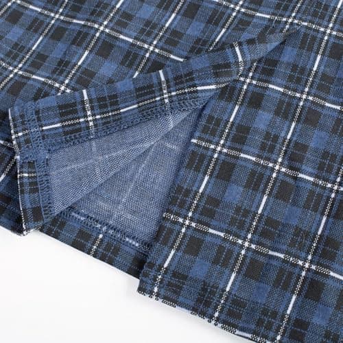 K Kate Womens Stretchy Plaid Knee-Length Bodycon Pencil Skirt