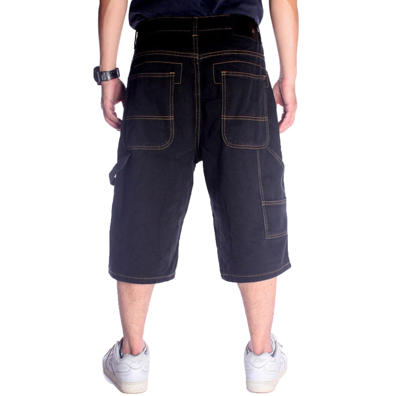 POOPMOOM Y2k Cargo Shorts Men's Vintage Baggy Jeans