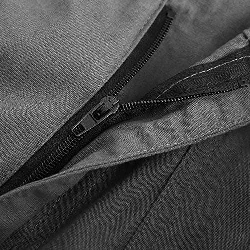 VAYAGER Men's Lightweight Cotton Cargo Shorts with Multiple Pockets