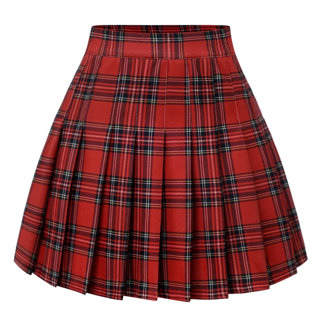 Pleated Skirts for Women: High Waist Mini Skater Tennis A-line Cheerleader