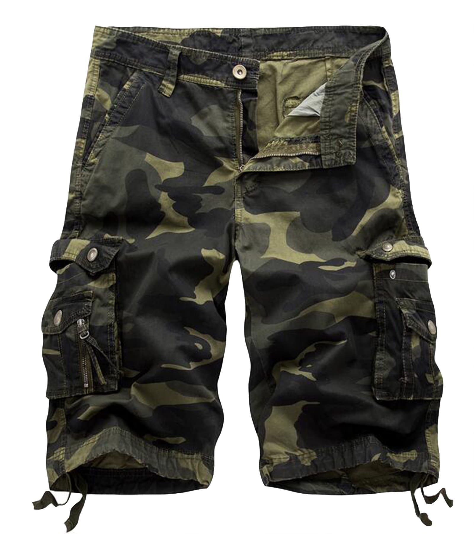 DONGD Men's Camo Cargo Shorts