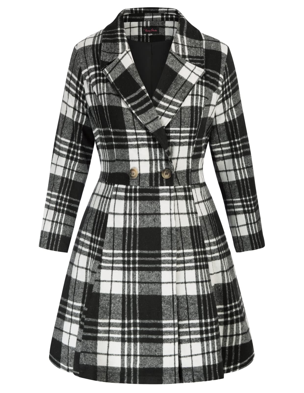 Hanna Nikole Women's Plus Size Wool Trench Coats