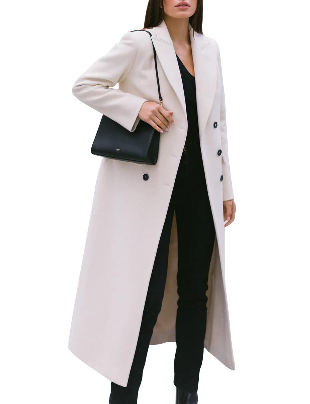 Women's Long Wool Trench Coat