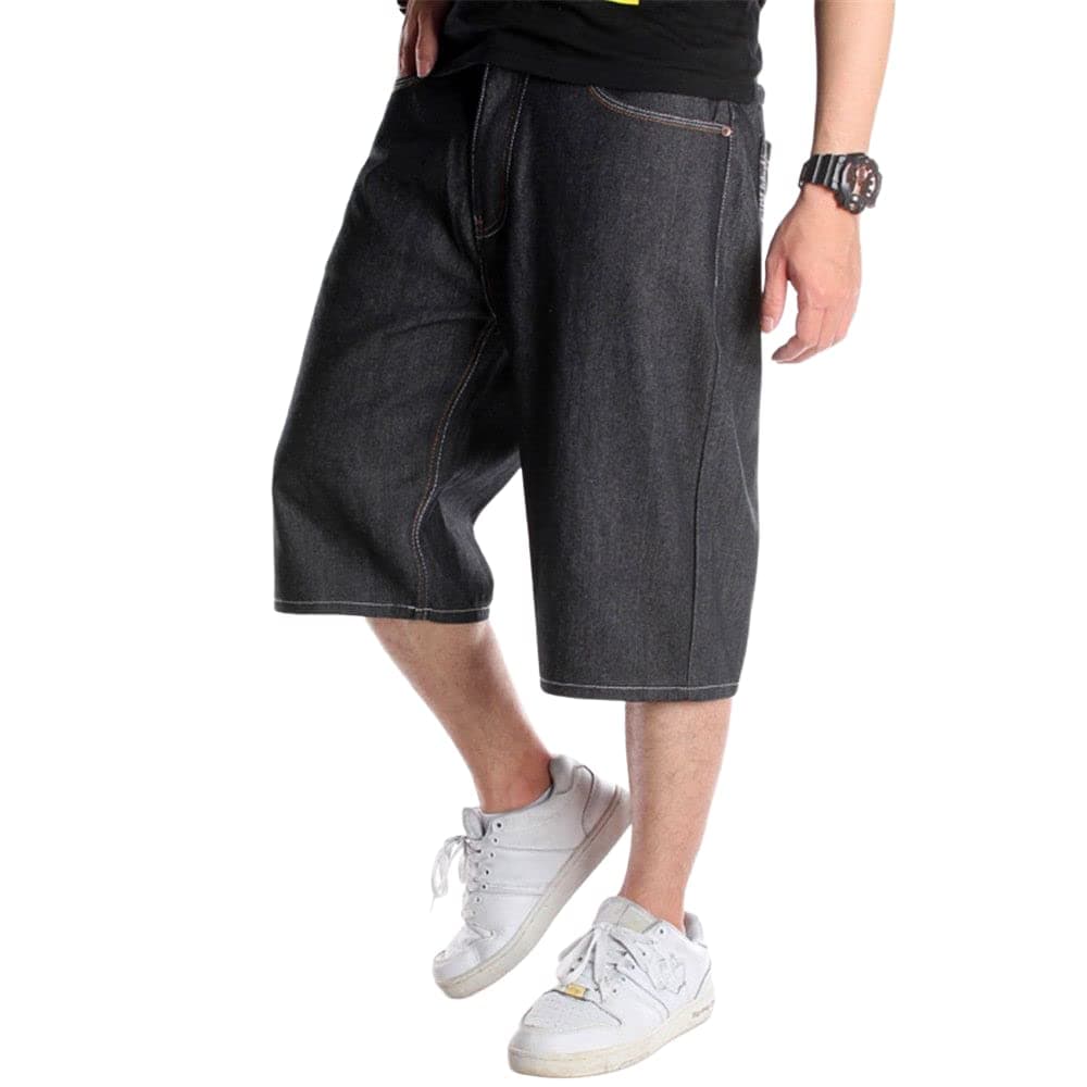 LUOBANIU Men's Classic Denim Shorts Vintage 90s Summer Casual Shorts