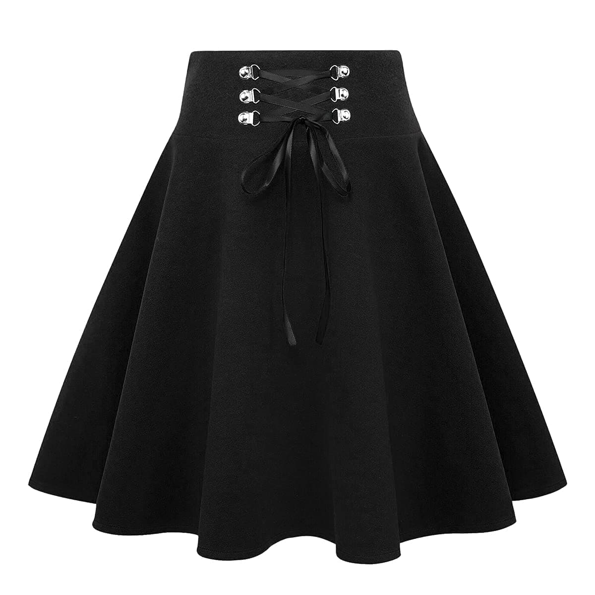 Womens Wool Plaid Mini Gothic Skirts